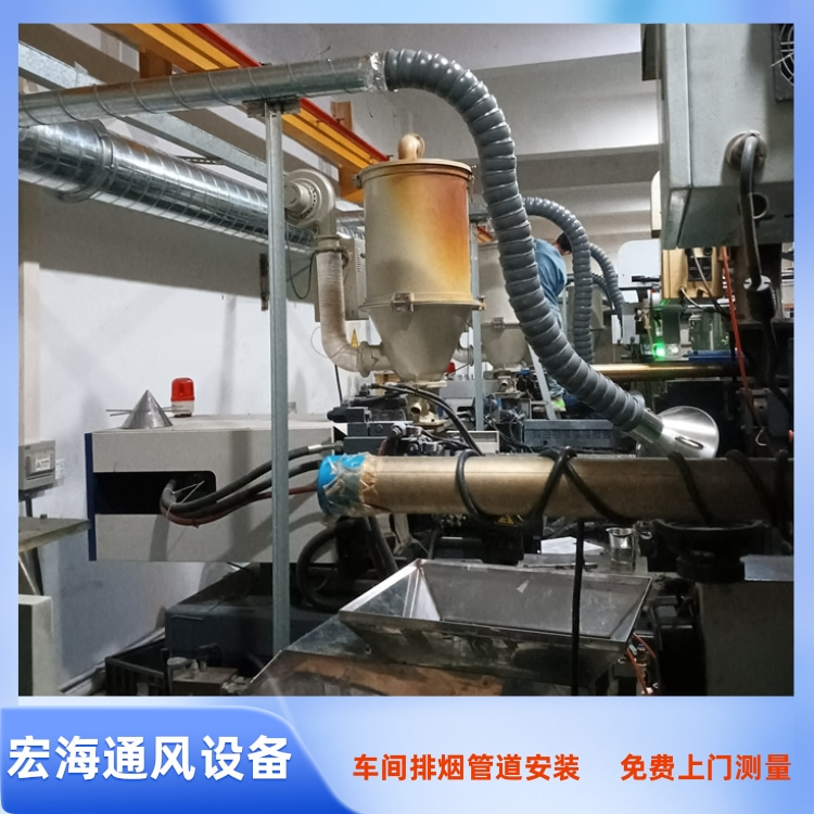 信丰工厂排烟管道安装 信丰车间排风管道安装 南康工厂废气处理工程