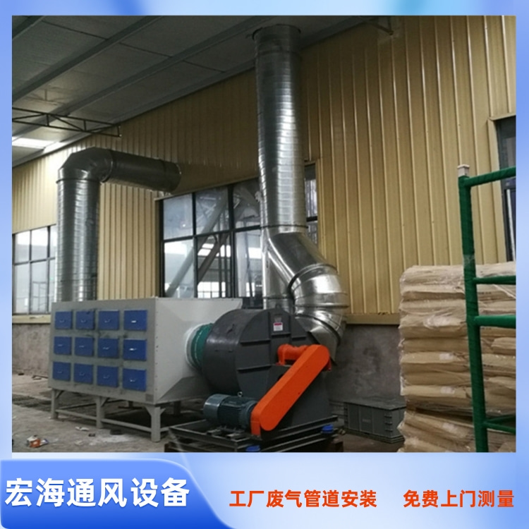 瑞金工厂排烟管道安装  会昌车间废气管道安装 安远工厂废气处理工程
