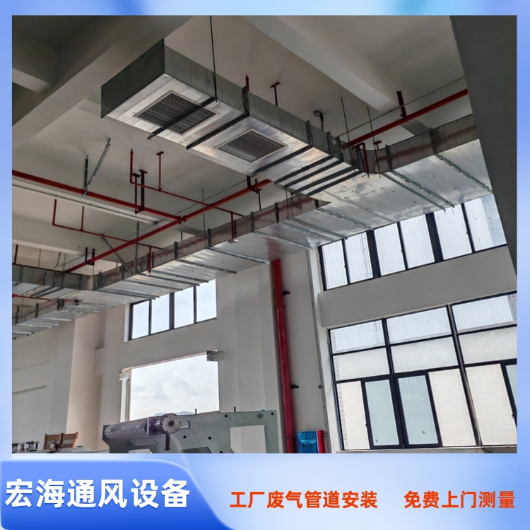 赣州车间排烟风管安装 南昌工厂废气管道安装 景德镇车间除尘管道安装