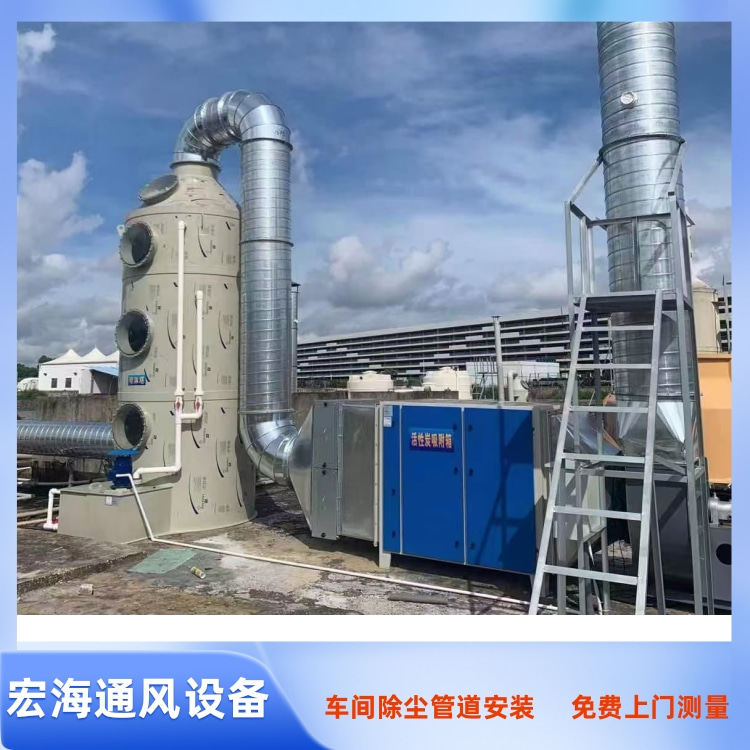 吉安工厂通风管道安装 抚州车间排烟管道安装 景德镇工厂废气排烟风管安装
