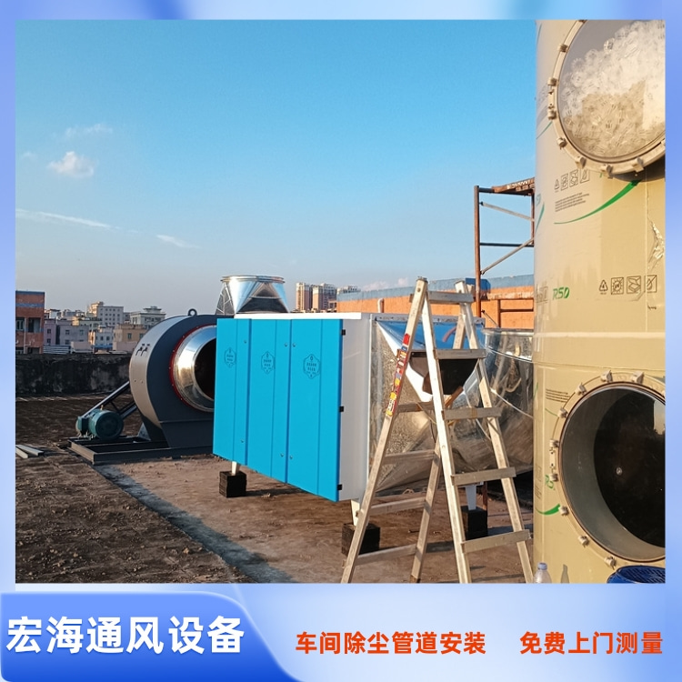 赣州工厂废气处理活性炭吸附性安装工程案例